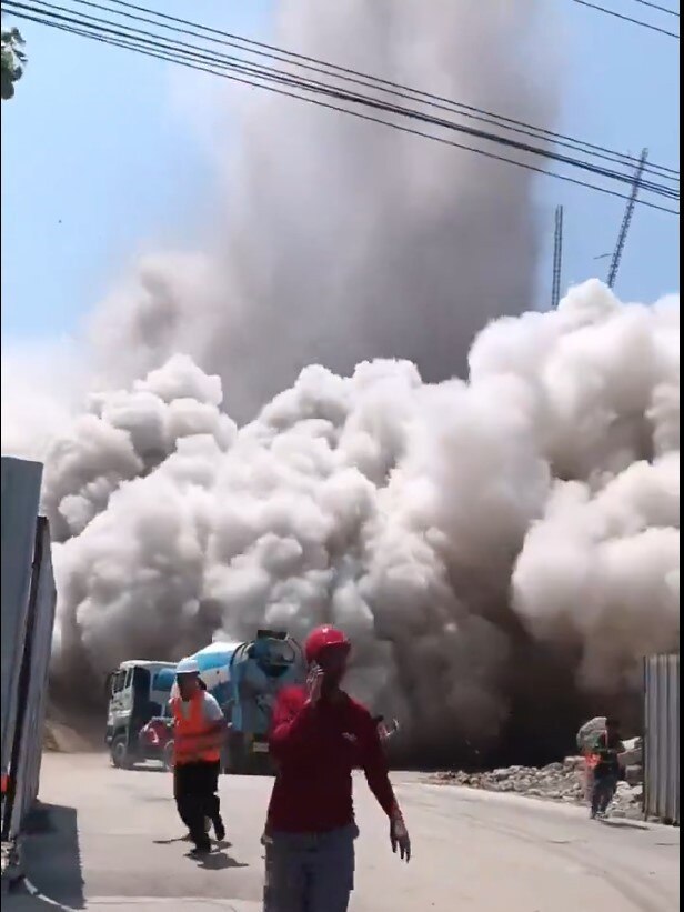 A 6.4-magnitude aftershock occurred minutes later in the same area. Picture: X