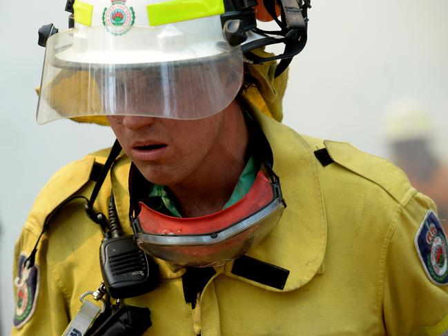 Firefighters were scrambling to bring fires under control on Monday ahead of expected soaring temperatures over the coming days. Picture: AAP/Jeremy Piper