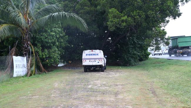 A police vehicle attends the scene of a jet ski crash that claimed the life of Jon Bird last week.