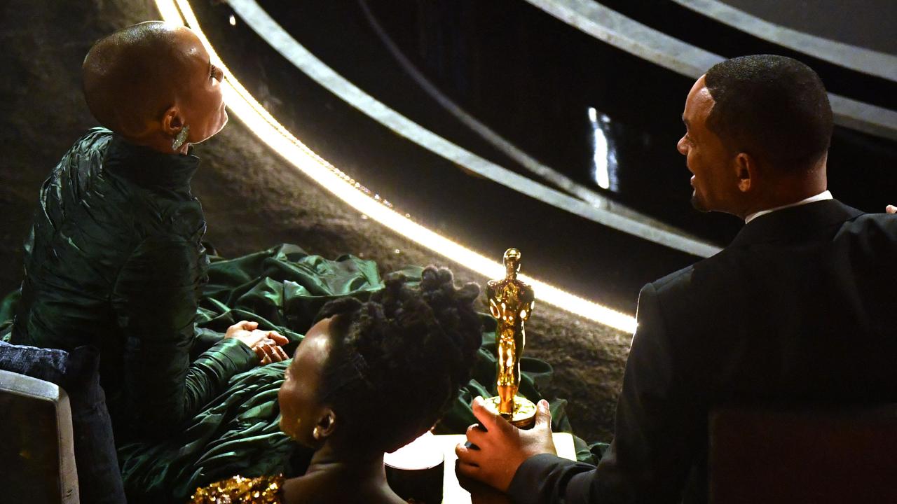 Will and Jada after his Oscar win. Picture: AFP