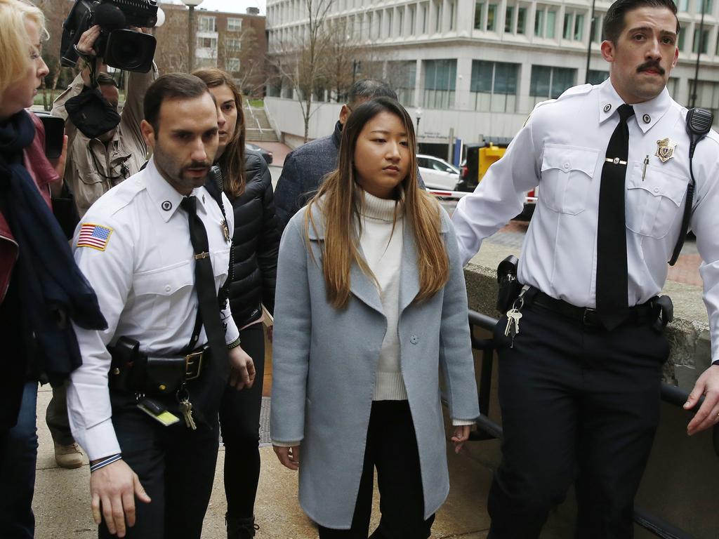 Inyoung You arrives at court. Picture: Michael Dwyer/AP