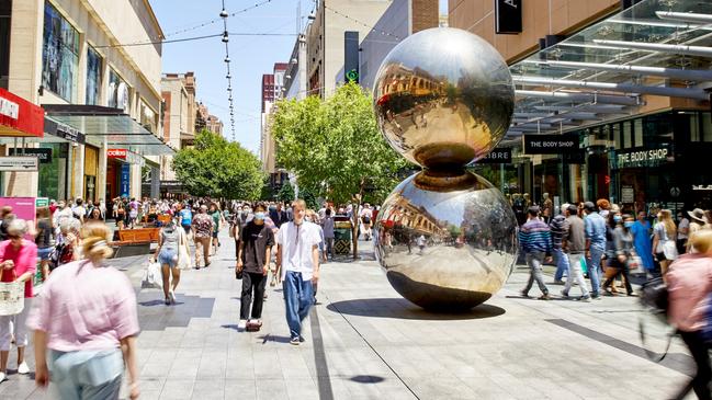 A proposed hi-tech hub would be in Rundle Mall in Adelaide. Picture: Adelaide City Council