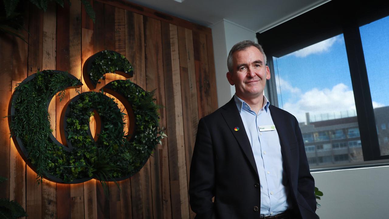 Woolworths CEO Brad Banducci believes inflation will ease in 2023. Picture: John Feder/The Australian