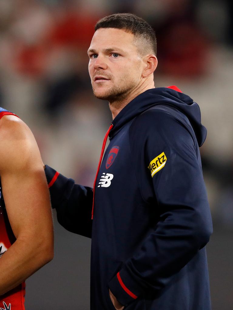 Melbourne Demons star Steven May. (Photo by Dylan Burns/AFL Photos via Getty Images)