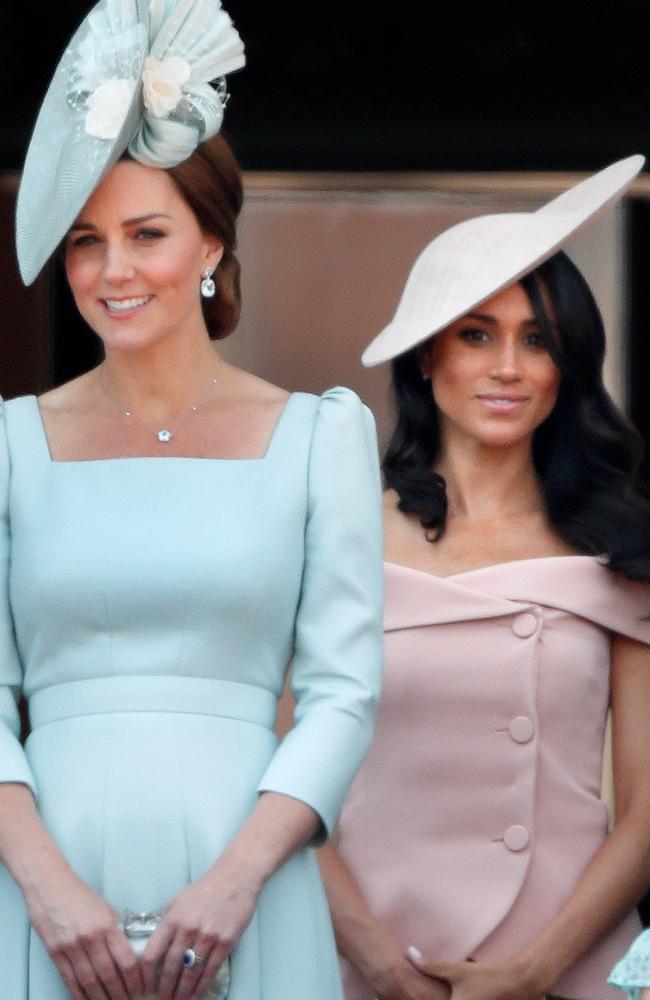 Meghan framing Kate in a ‘negative light’ is worse for Prince William than being attacked himself, a royal expert claimed. Picture: Max Mumby/Indigo/Getty Images