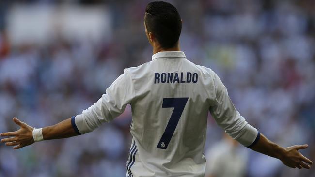 Real Madrid's Cristiano Ronaldo.
