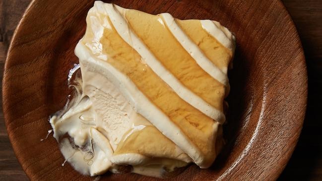 Mat Lindsay’s salted caramel semifreddo recipe.