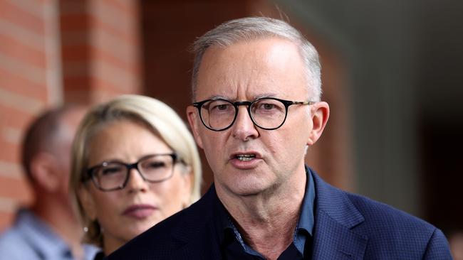 Labor leader Anthony Albanese has had to again clarify his party’s stance on border protection. Picture: Toby Zerna