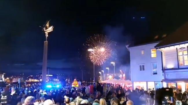 Brawls and celebrations in the streets after Norway had lifted Covid restrictions.