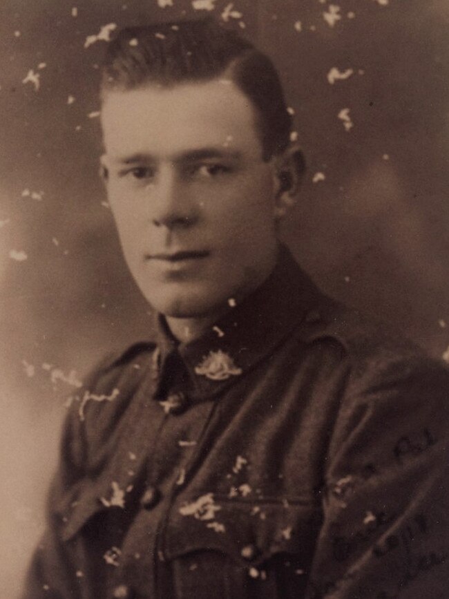 “Photos of my grandfather Eric Godfrey Eckford, WWI veteran, born in Maitland NSW, who died in Coffs Harbour. Served in Gallipoli and France 1915 to 1918. His brother Harley Muir Eckford also served but was killed in France 1917, aged 22.” Picture: Supplied by Peter and Julie Eckford