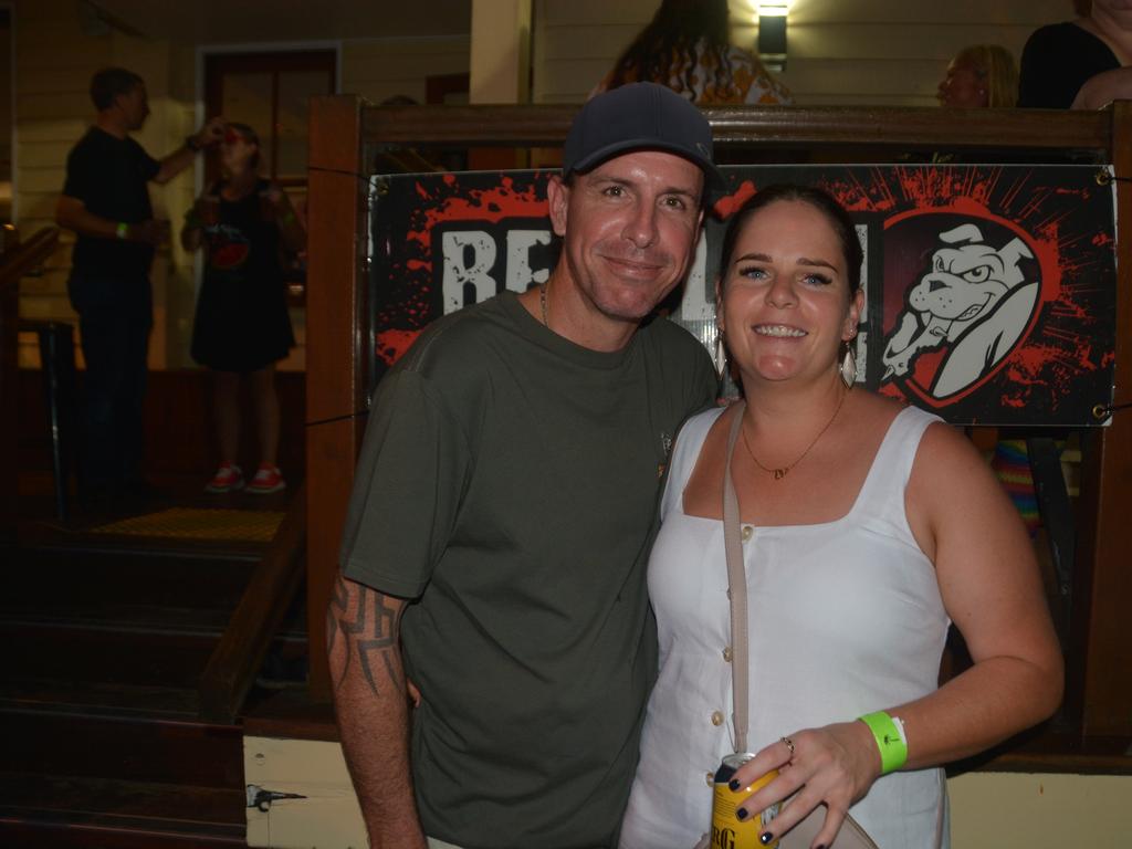 Abbie and Ben at the Melon Fest Beach Party