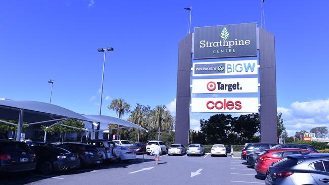 The thief targeted a number of stores at the Strathpine Centre.