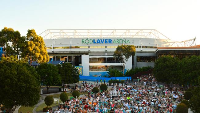 Melbourne Park will look slightly different to previous years. Picture: Vince Caligiuri/Getty Images.