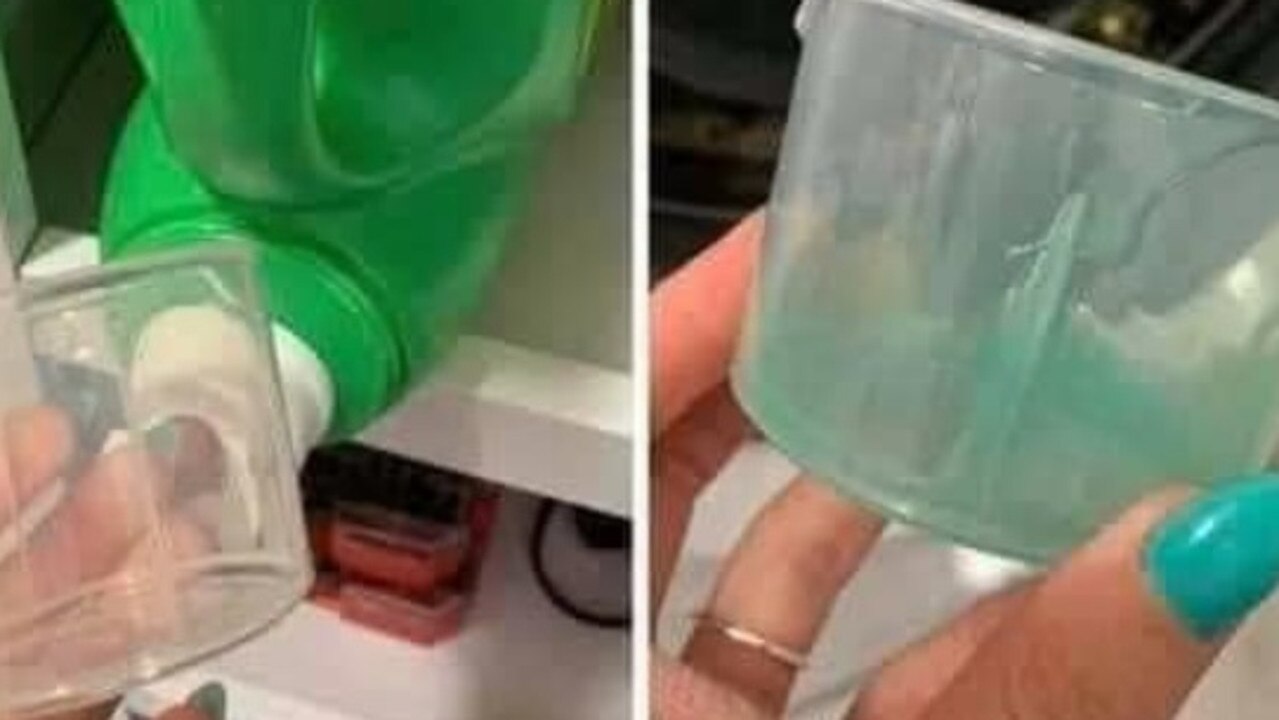 Laundry detergent hack: Woman discovers what to do with plastic measuring  cup