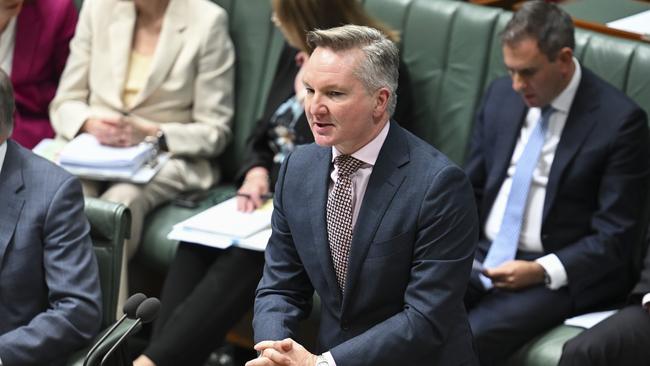 Climate Change and Energy Minister Chris Bowen says the Climate Change Authority is weighing up ‘international developments’. Picture: NewsWire / Martin Ollman