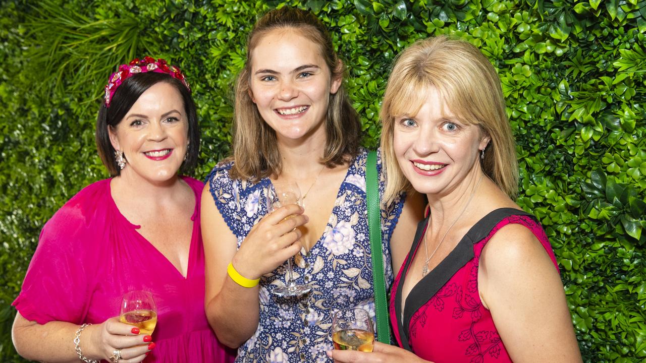 At the Protea Place International Women's Day luncheon are (from left) Emma Menyweather, Ashley Gray and Veronica McKeon at Fitzy's, Tuesday, March 8, 2022. Picture: Kevin Farmer