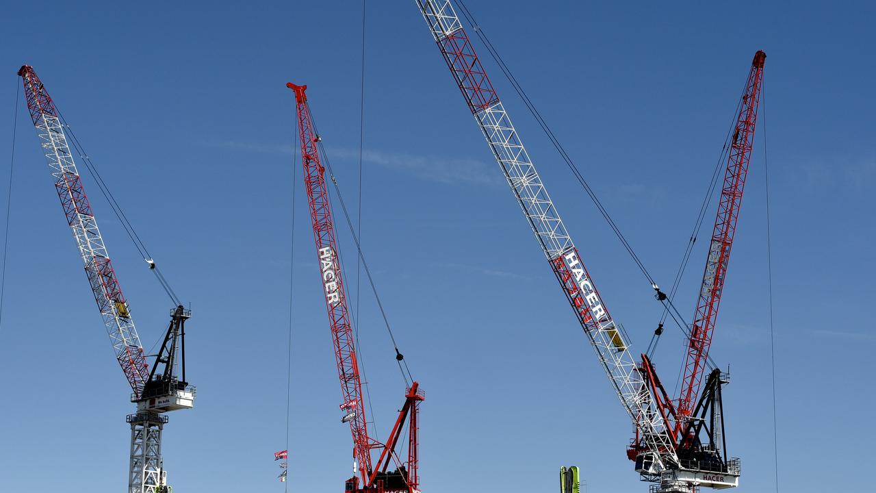 Rlb Crane Index Reports Increases In Brisbane Melbourne The Courier Mail