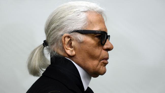 Fashion designer Karl Lagerfeld in 2014. Picture: AFP