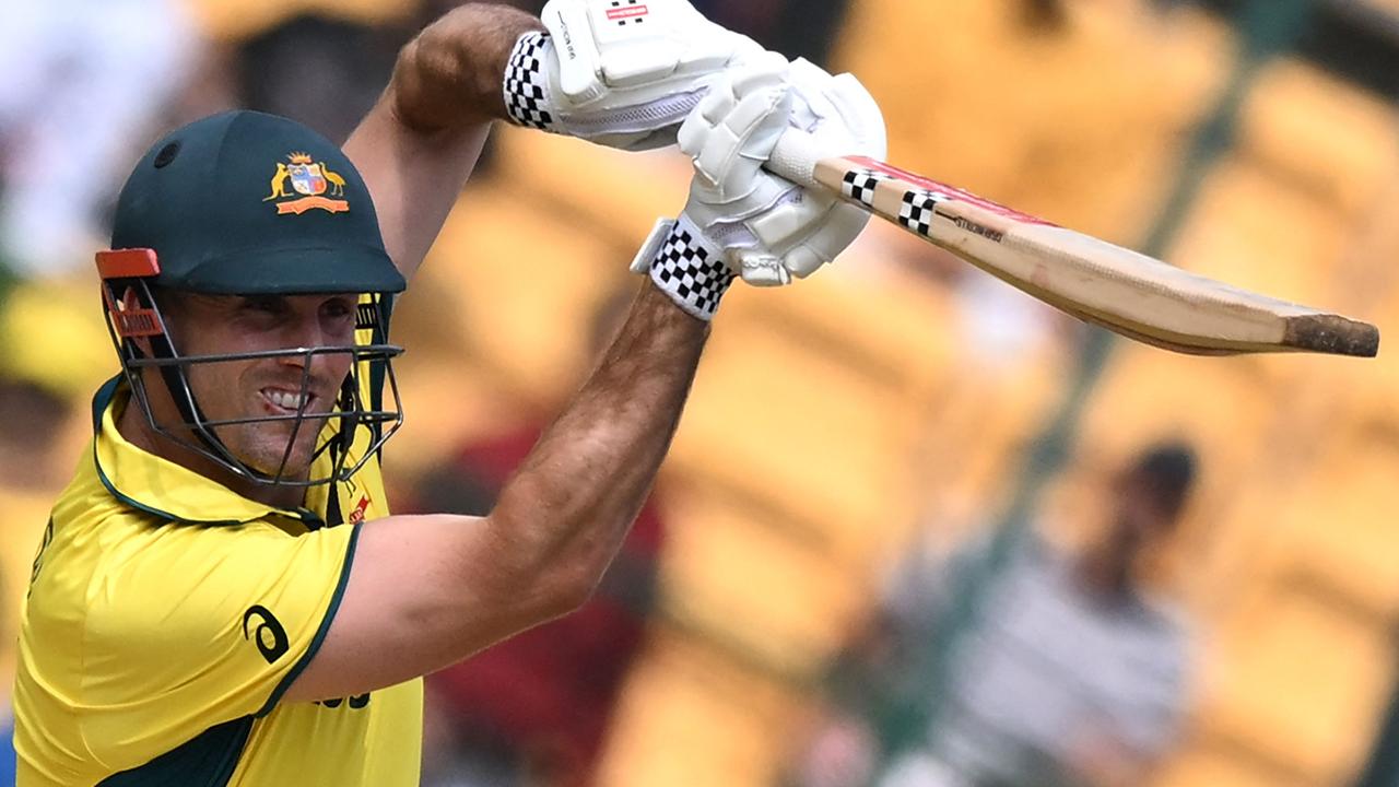 Australia's Mitchell Marsh. Photo by R.Satish BABU / AFP