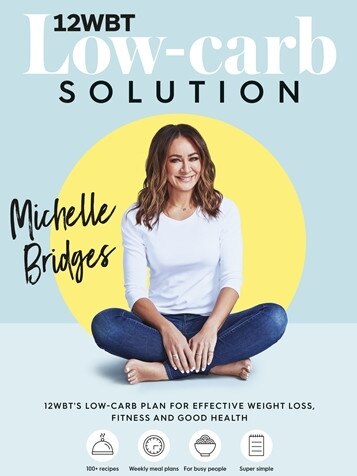 Michelle Bridges new book which was supposed to be launched in March.