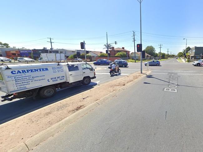 Fawkner locals are calling for urgent pedestrian safety upgrades to a dangerous intersection after another person was hit by a car. Picture: Google Maps.