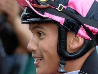 WINNING RUN: Jockey Matthew McGillivray looks pleased after his successful ride aboard Foxy Affair at Ipswich Racetrack. Picture: Rob Williams