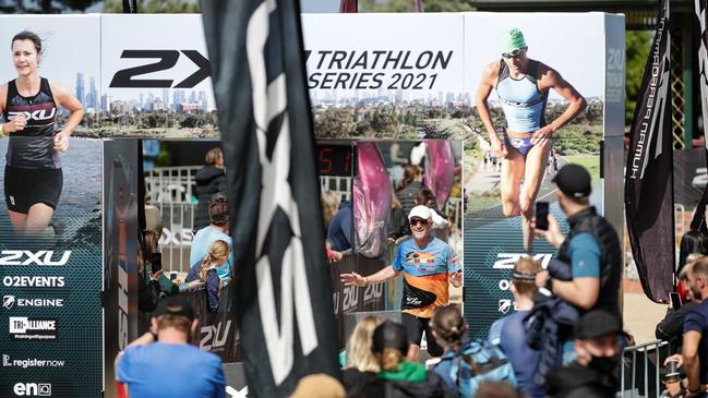 The fourth race in the 2XU Triathlon Series is happening in Sandringham.