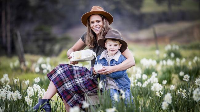 Sallie Jones co-founder of Gippsland Jersey, Picture: Nicole Cleary