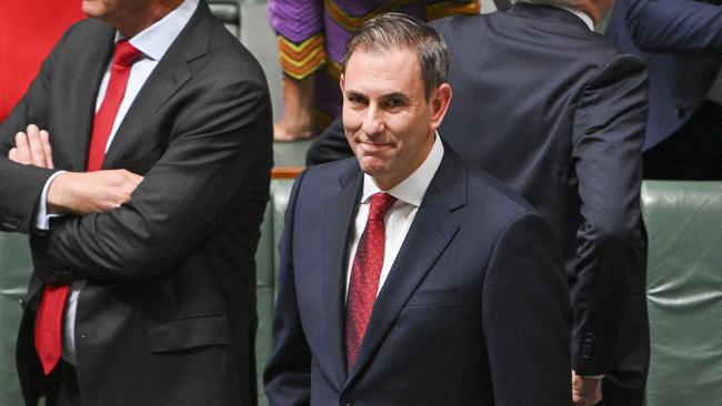 Federal Treasurer Jim Chalmers delivers the 2024-25 federal budget at Parliament House in Canberra. Picture: NCA NewsWire / Martin Ollman