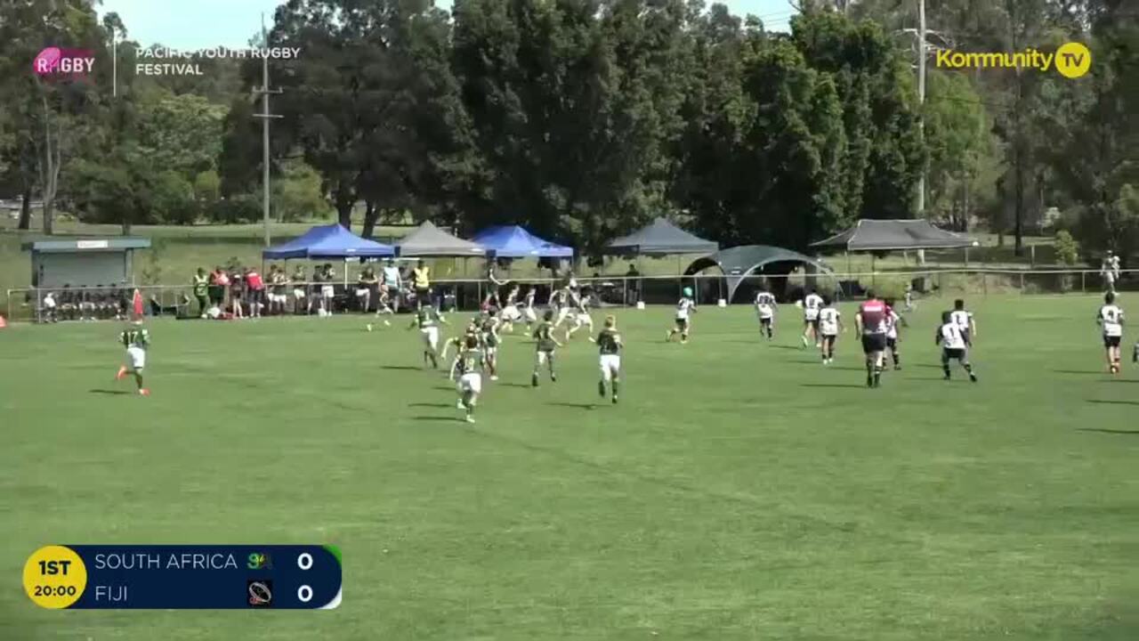 Replay: Queensland South Africa v Queensland Fiji (U10) - 2024 Pacific Youth Rugby Festival Day 1