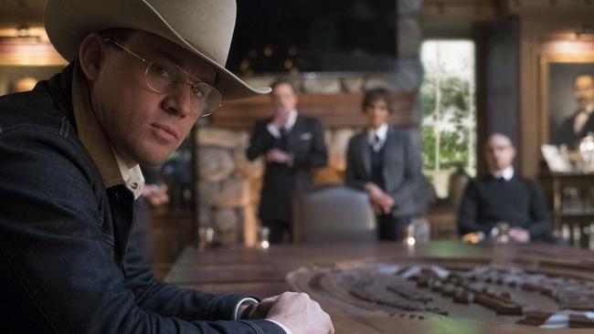 Channing Tatum in a scene from "Kingsman: The Golden Circle". Picture: Giles Keyte