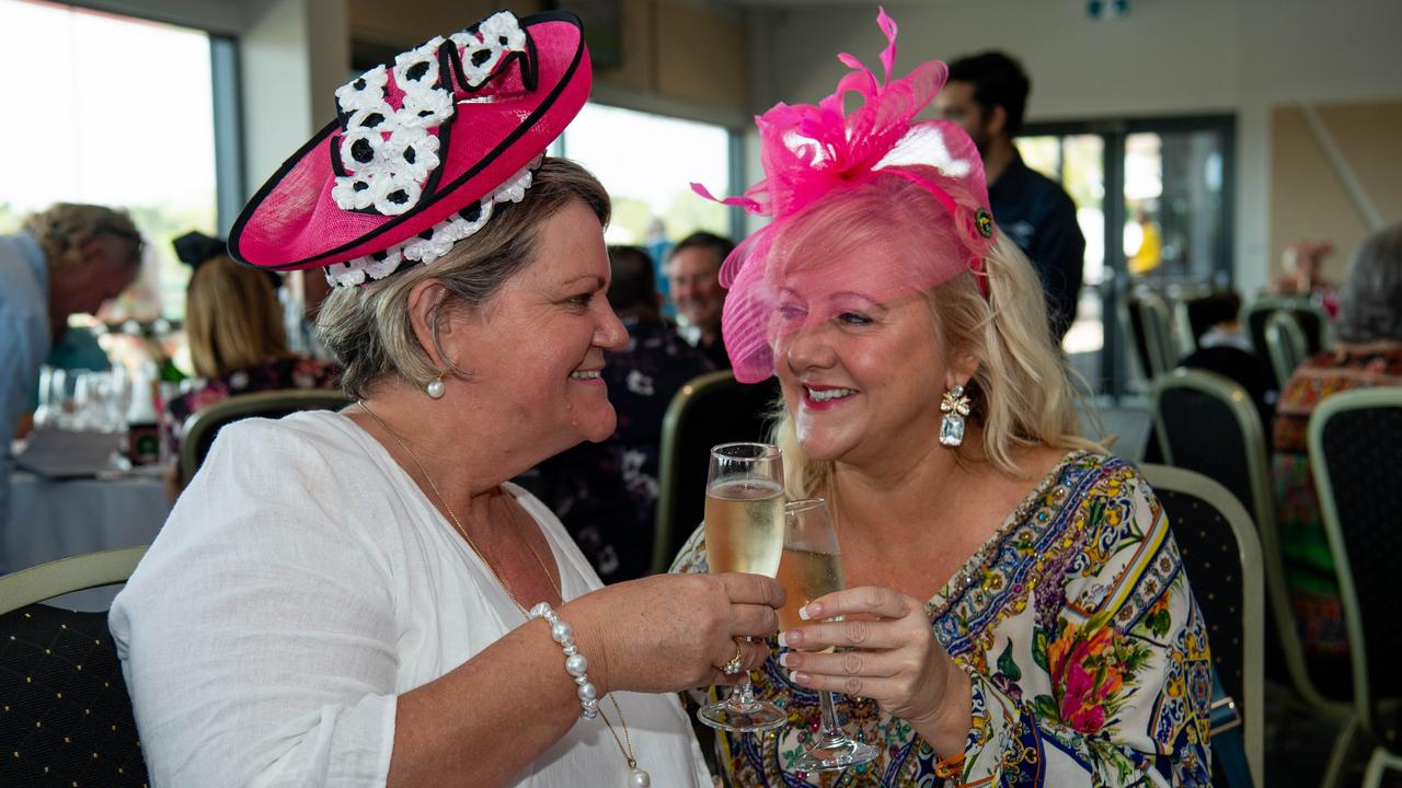 Bell Georgie and Cath Richards WA Aus Racing Tours at the 2024 Darwin Cup. Picture: Pema Tamang Pakhrin