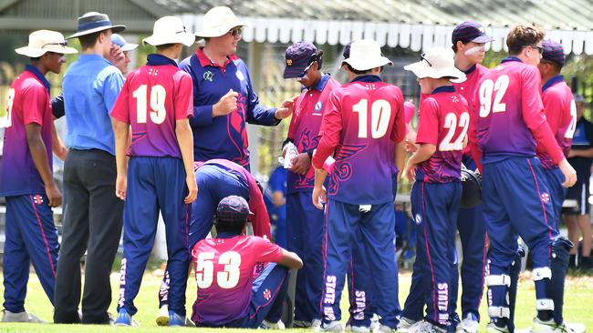 GPS First XI cricket between Brisbane State High School and Nudgee College Saturday February 1, 2025. Picture, John Gass