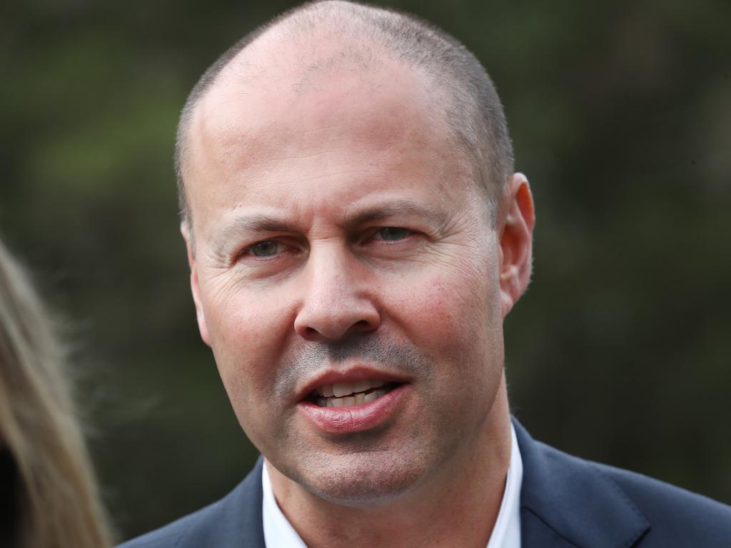 Federal Treasurer Josh Frydenberg. Picture: David Crosling