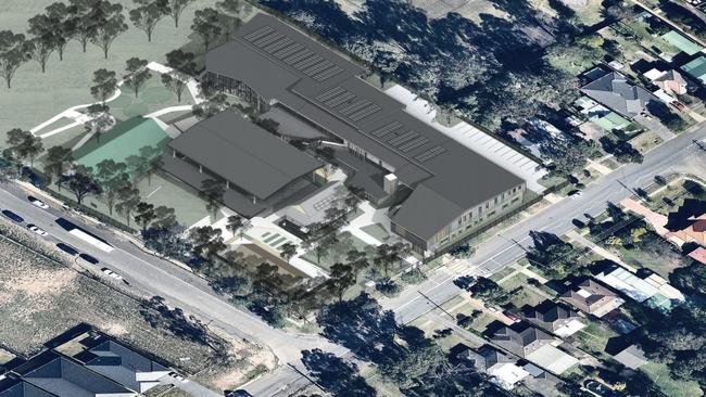 An overview of the soon-to-be redeveloped Schofields Public School.