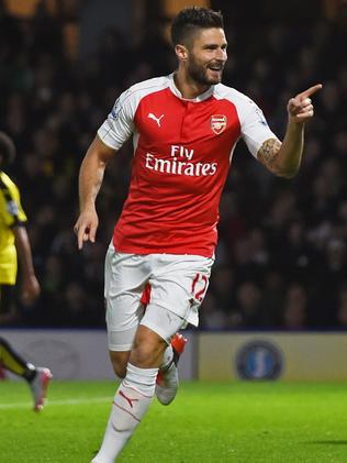 Olivier Giroud came off the bench to score v Watford.