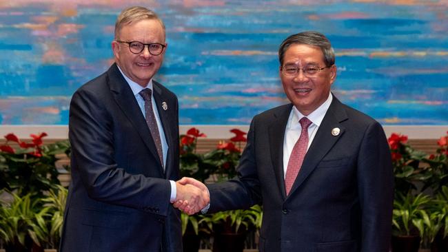 Mr Albanese was given a red-carpet welcome to China. Picture: Supplied