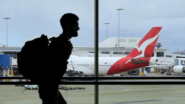 Flying overseas with Qantas will require a minimum of four Covid tests plus proof of vaccination, executives have revealed. Picture: Getty Images