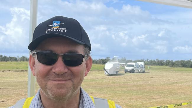 Coffs Harbour airport general manager Frank Mondello said the demonstration pushed emergency services to their limits. Picture: Matt Gazy