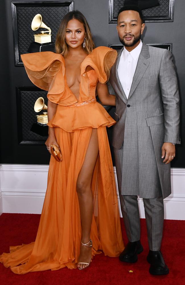 Chrissy Teigen and John Legend. Picture: Frazer Harrison