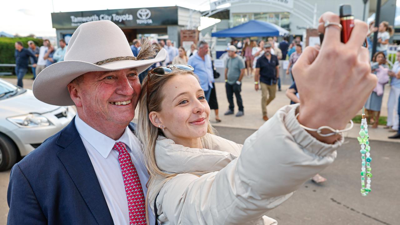 Day 12: Selfie time at the Tamworth races on April 22.