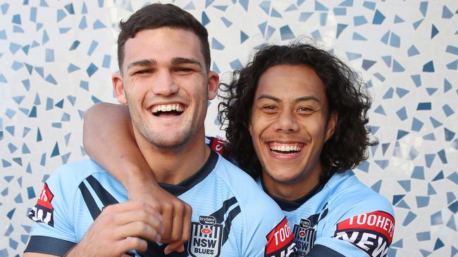 Nathan Cleary and Jarome Luai will be crucial to the Blues’ chances of victory in Origin I. Picture: David Swift