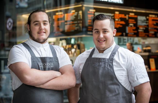 Twins Luke and Samuel Bourke. Pictures: Rockpool Dining Group