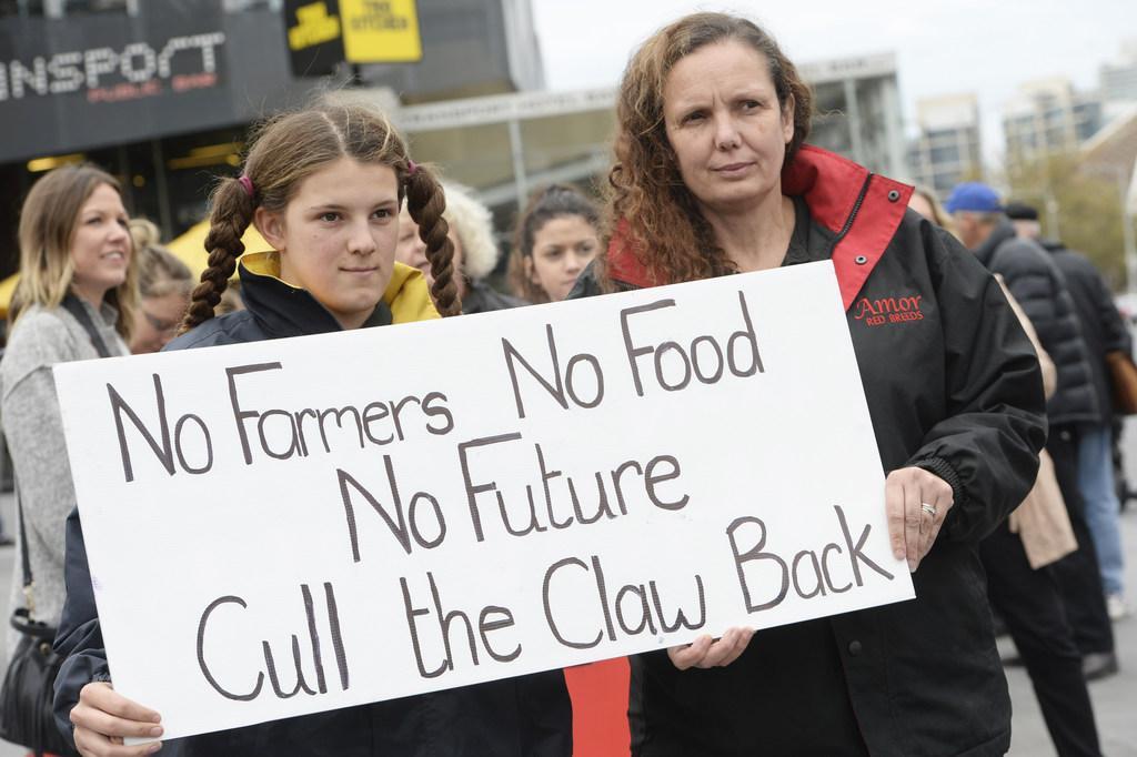 Farmer Power dairy protest