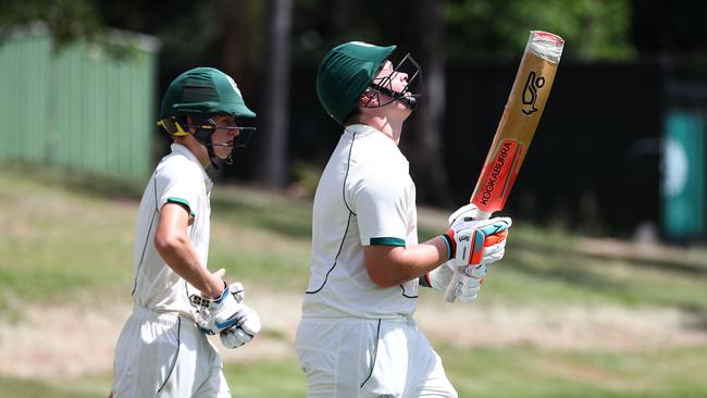 Action from the game between Brisbane Boys College and Toowoomba Grammar. BBC's Harley Lammi. Picture: Tertius Pickard