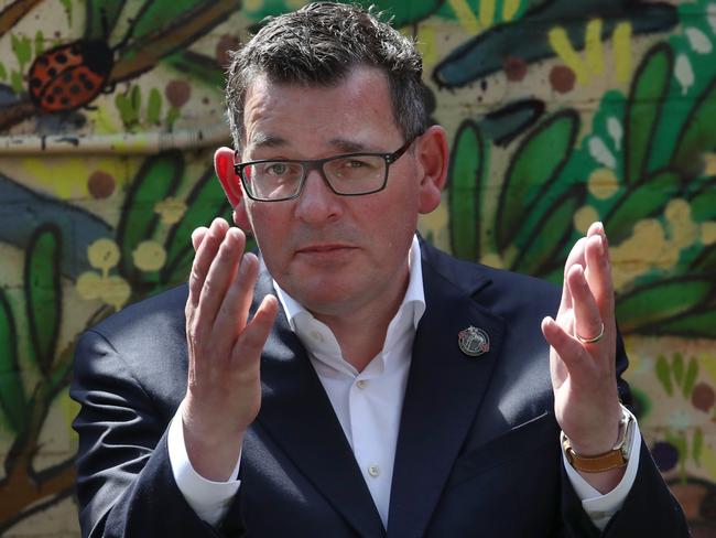 MELBOURNE, AUSTRALIA - NewsWire Photos, OCTOBER 11, 2022. The Premier, Daniel Andrews makes an announcement at the Clifton St Childcare centre at Northcote. Picture: NCA NewsWire / David Crosling