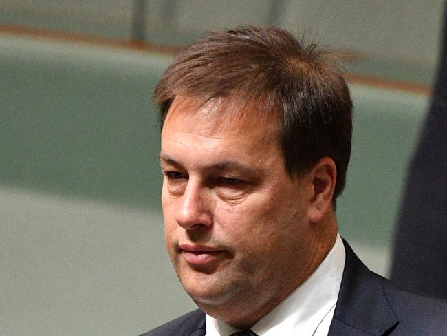 Liberal Member for Mackellar Jason Falinski in the House of Representatives at Parliament House in Canberra, Wednesday, December 6, 2017. (AAP Image/Mick Tsikas) NO ARCHIVING