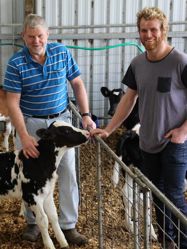 The Powell dairy farm had just been passed from father Ross and to son Andrew.