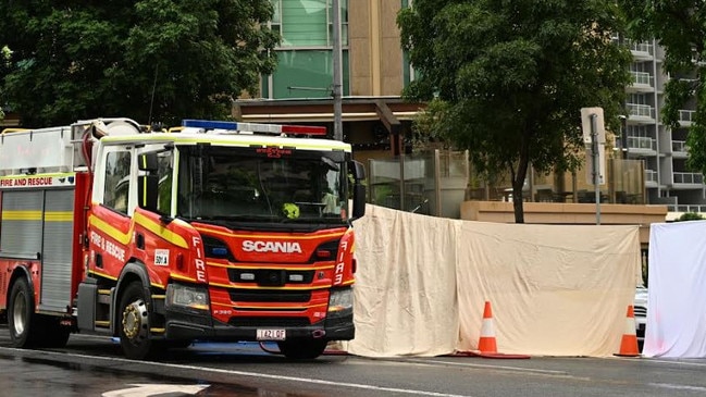 The accident caused major traffic delays around Brisbane’s CBD. Picture: Lyndon Mechielsen