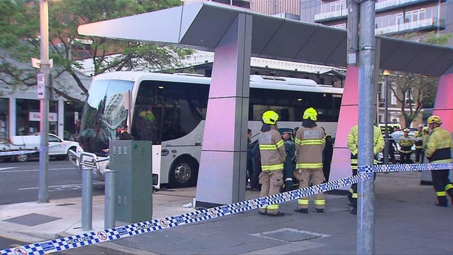 The incident unfolded on Saturday. Picture: 7News